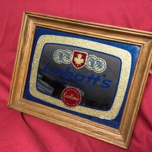 Vintage LABATT S beer mirror